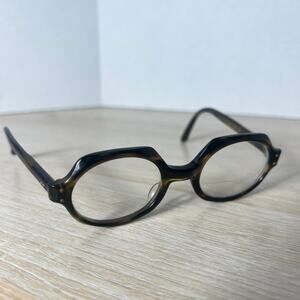Vintage Bausch & Lomb 5 B&L D36 Eyeglasses Dark Tortoise Shell Frames RARE 42-20